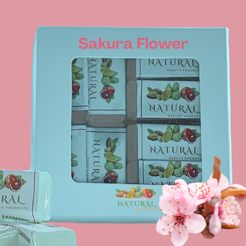 Sakura Flower Soap Bar Gift Box